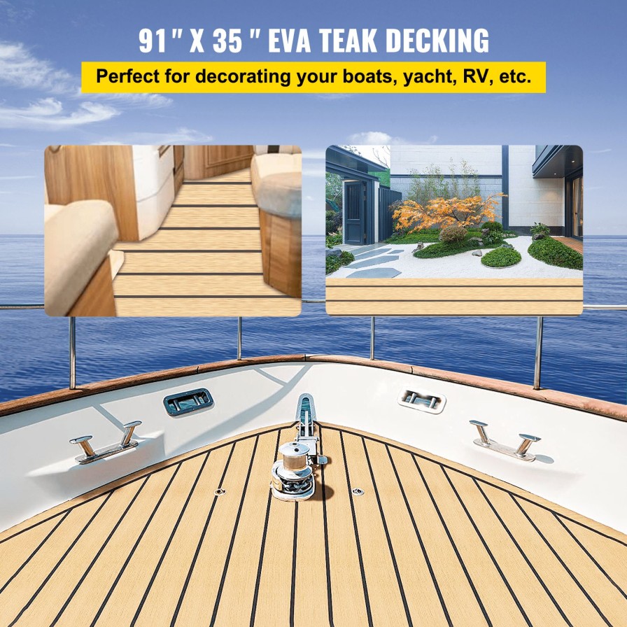 * Cheap Flooring Synthetic Eva Foam Teak Sheet Performance Durable High Professional New