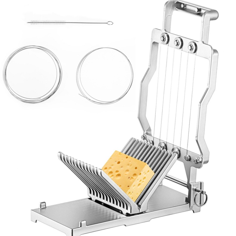 * Flash Sale Vevor Cheese Cutter With Wire Cheeser Butter Cutting 1Cm & 2Cm Cheese Slicer Best