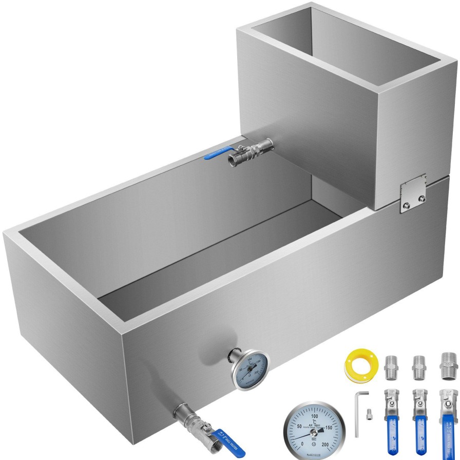 * Cheapest Maple Syrup Pan With Water Tank Sap Evaporator 16X30 Mirror Finish Thermometer Clearance