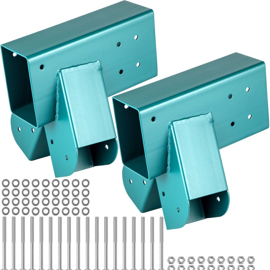 * Wholesale Vevor 2Pcs Brackets 1-2-3 A-Frame Swing Set Green Powder-Coated Heavy Duty Steel Clearance