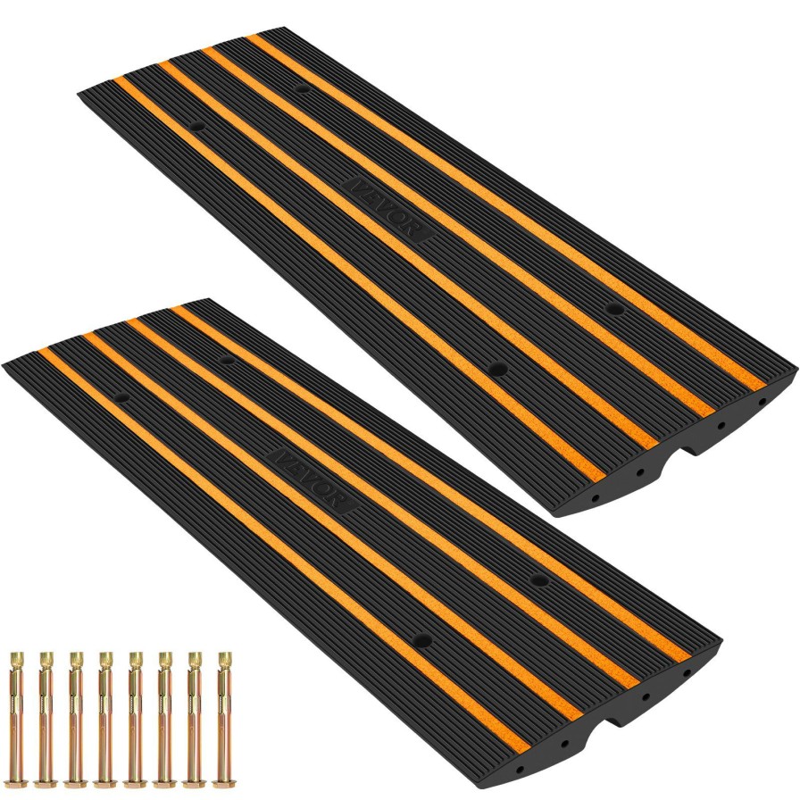 * New Vevor Curbside Driveway Ramp Driveway Curb Ramp Car Threshold Bridge Tack(2Pack) Best