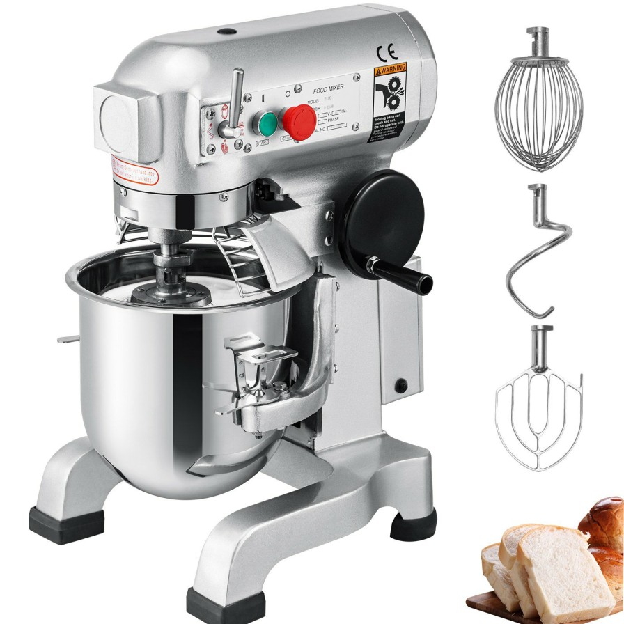 * Cheapest Commercial Mixer Dough Mixer Commercial 20Qt Industrial Mixer For Bakery, 3-Speed Clearance