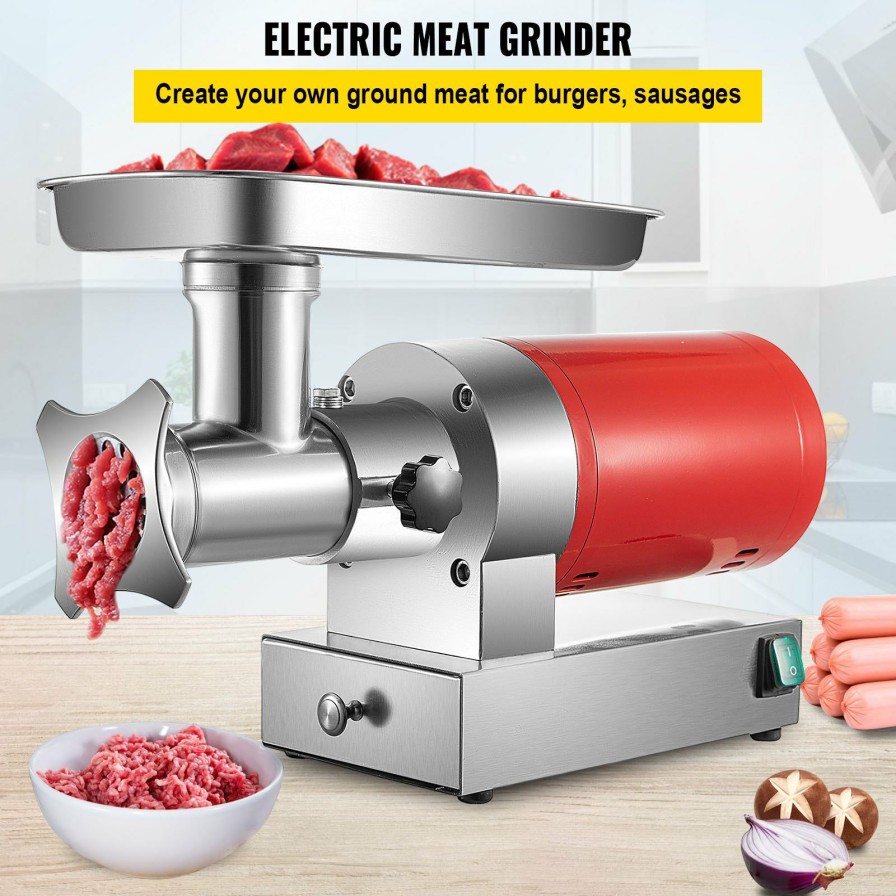 * Best Pirce Vevor Electric Meat Grinder Machine Electric Meat Mincer 661 Lbs/Hour 1100W Red Clearance