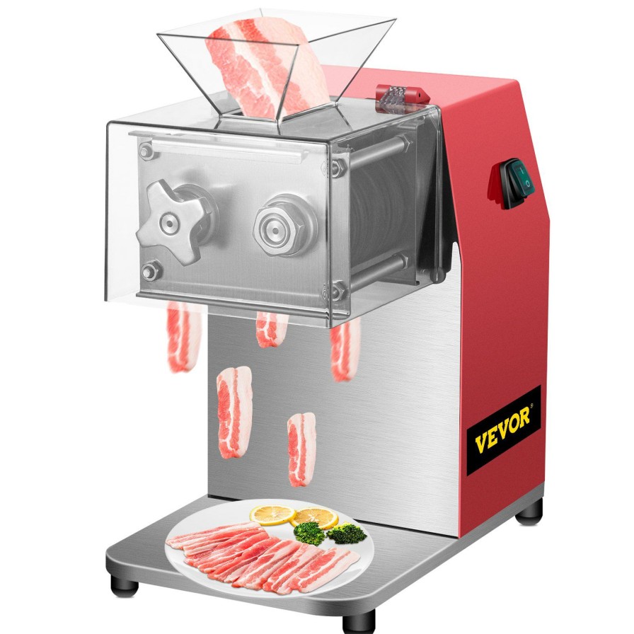 * New Vevor Commercial Meat Cutter Slicer Meat Shredding Machine 551 Lbs/H 850W 7Mm New