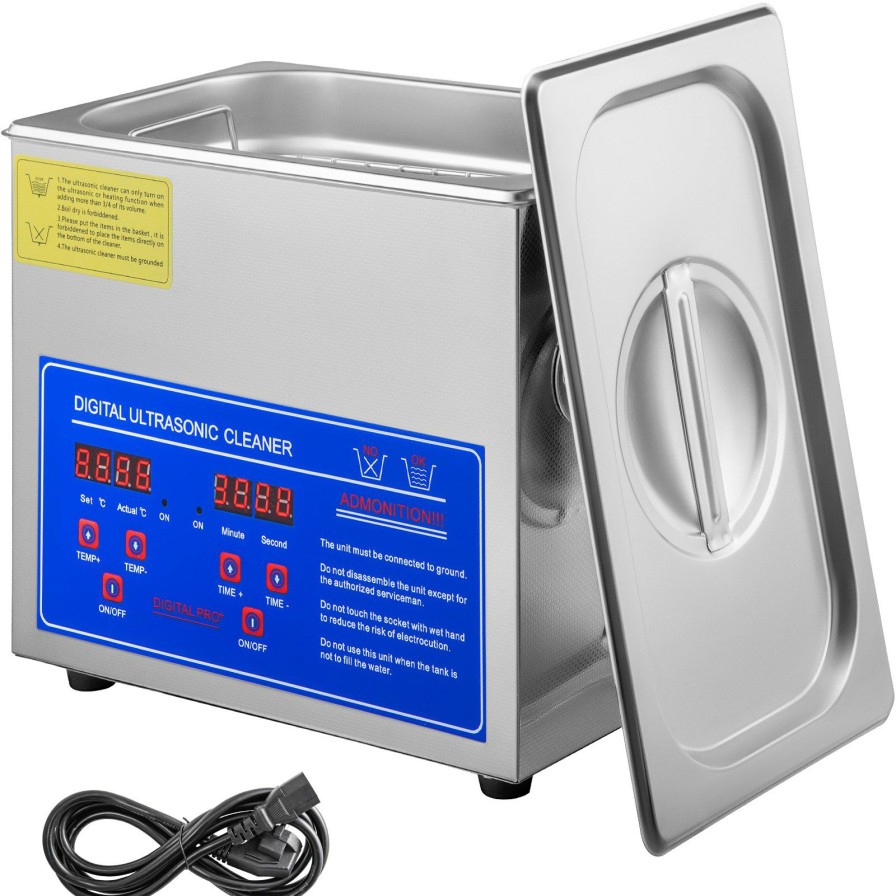 * Promo Vevor Industry Ultrasonic Cleaner 3L New Stainless Steel Heated Heater W/Timer Best