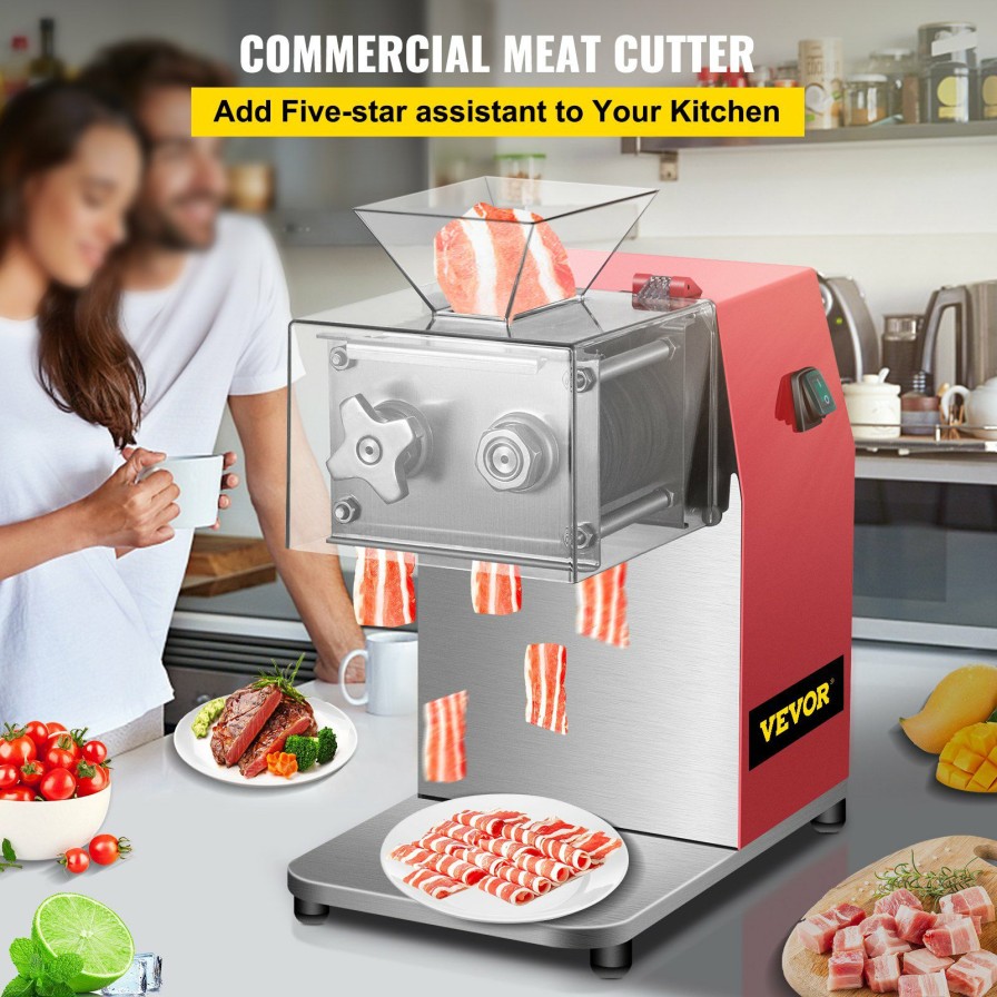 * Cheap Vevor Commercial Meat Cutter Slicer Meat Shredding Machine 551 Lbs/H 850W 2.5Mm Online