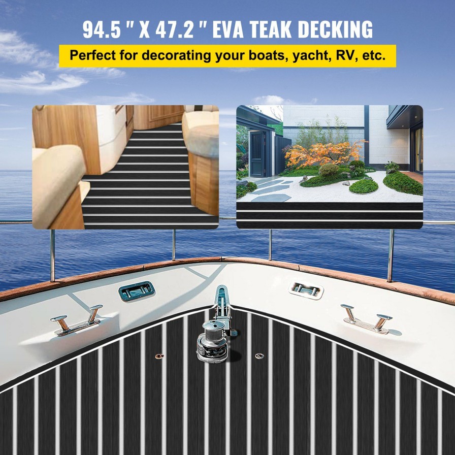 * Wholesale 95 47 Eva Teak Decking Deluxe Marine Flooring Faux Foam Boat Sheet Mat Pad Usa Wholesale