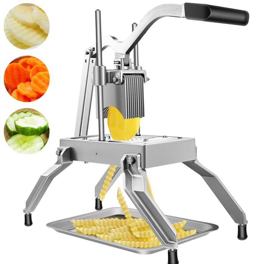 * Wholesale Vevor Commercial Vegetable Fruit Dicer, 3/8 Blade Onion Cutter, Heavy Duty Stainless Steel Removable And Replaceable Kattex Chopper, Tomato Slicer With Tray Perfect For Pepper Potato Mushroom Online