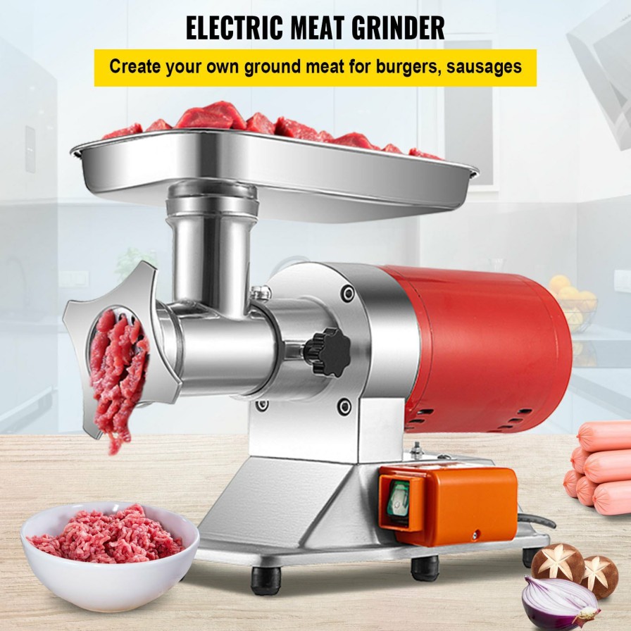 * Outlet Vevor Electric Meat Grinder Machine Electric Meat Mincer 551 Lbs/Hour 1100W Red Online