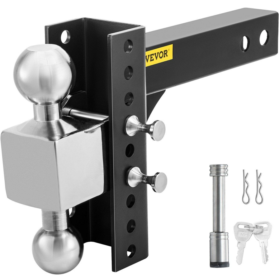 * Best Pirce Vevor Adjustable Trailer Hitch 2.5 Receiver 6 Drop 22,000 Lbs Adjustable Hitch Hot