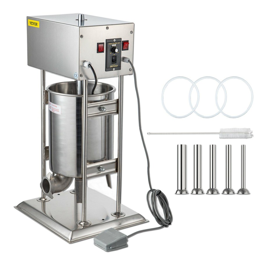 * Flash Sale 15L 33Lbs Electric Vertical Sausage Filler Stuffer Stainless Steel High Speed Wholesale