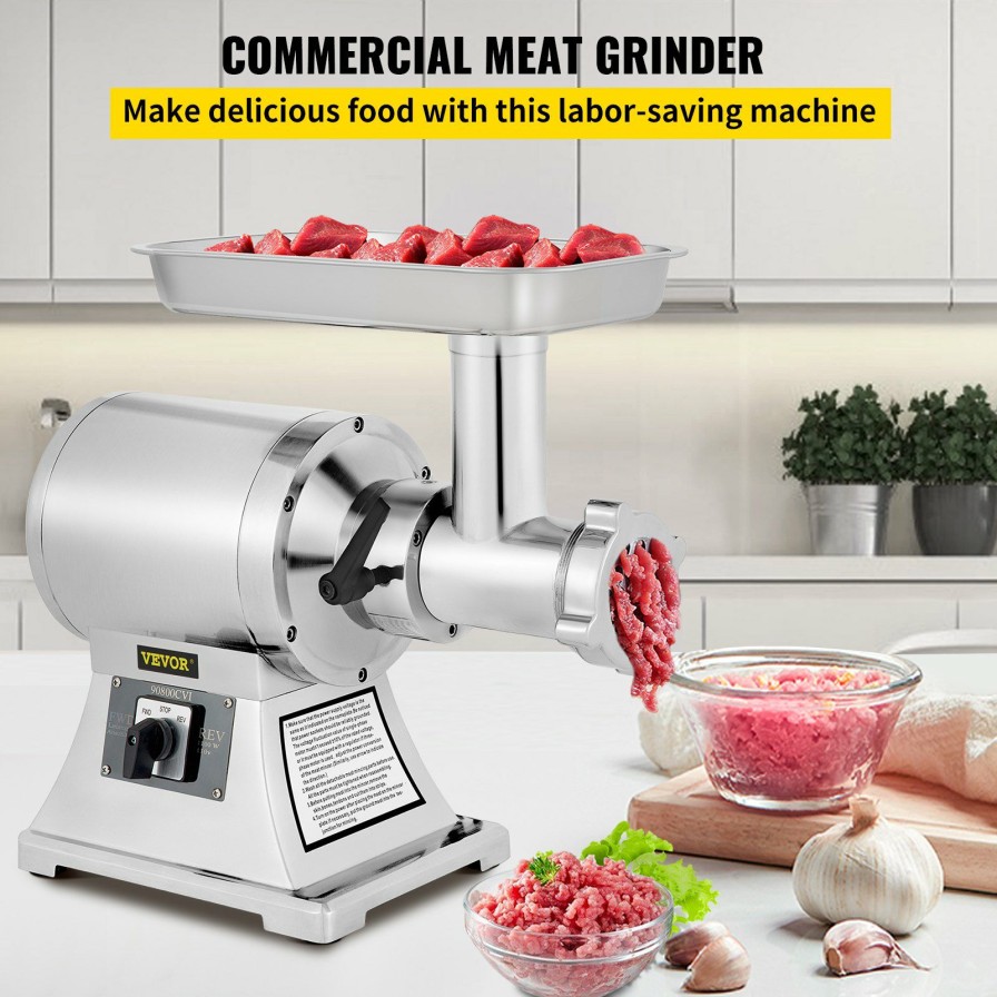 * Cheap Vevor Electric Meat Grinder Machine Electric Meat Mincer 331 Lbs/Hour 1100W Silver Hot