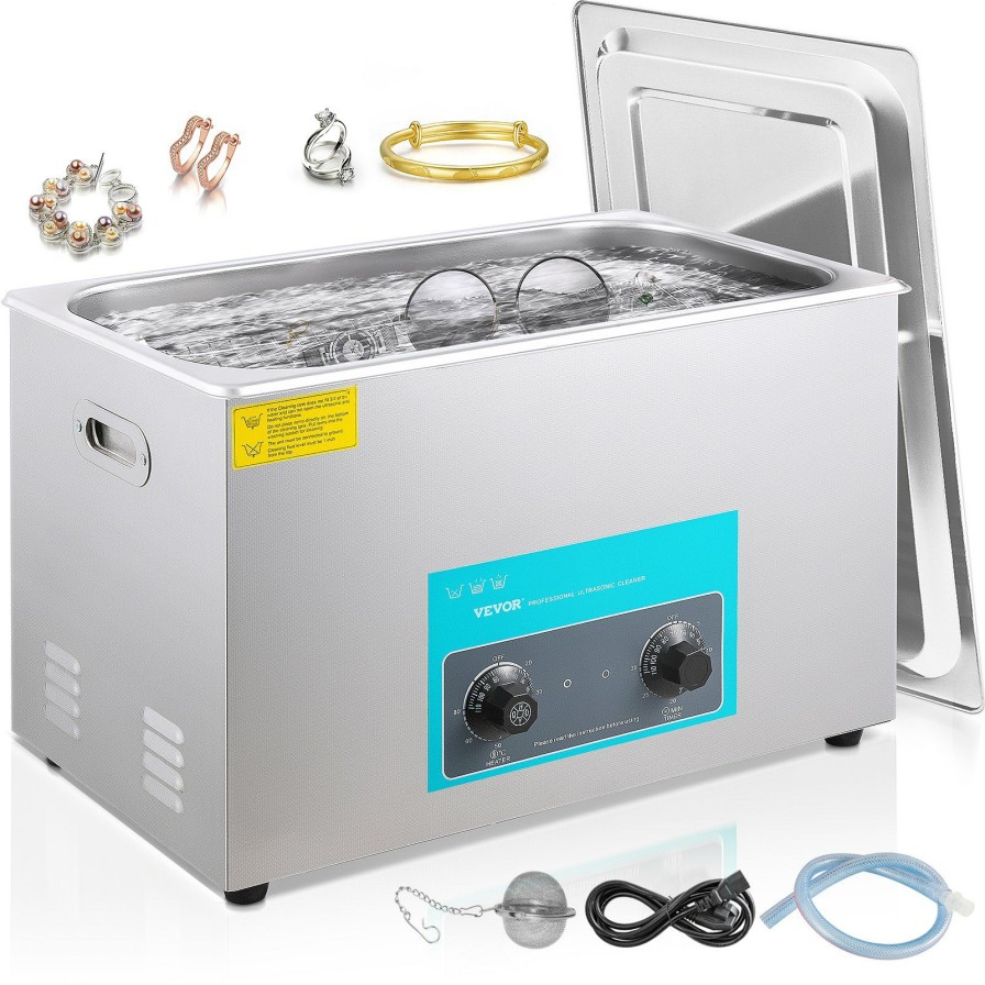 * Best Reviews Of 30L Knob Ultrasonic Cleaner 40Khz Stainless Steel Dental Washing Machine Wholesale