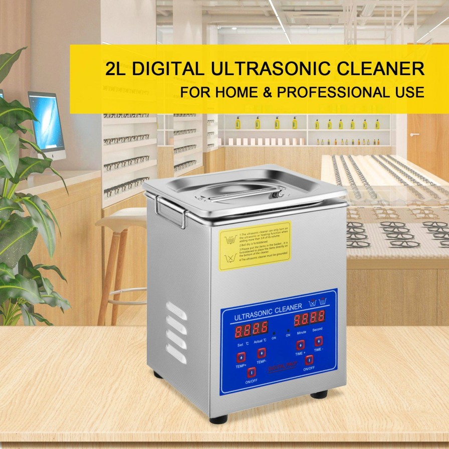 * Deals 1.8-2L Industry Ultrasonic Cleaner Commercial 60W Ultrasonic Heater Clearance