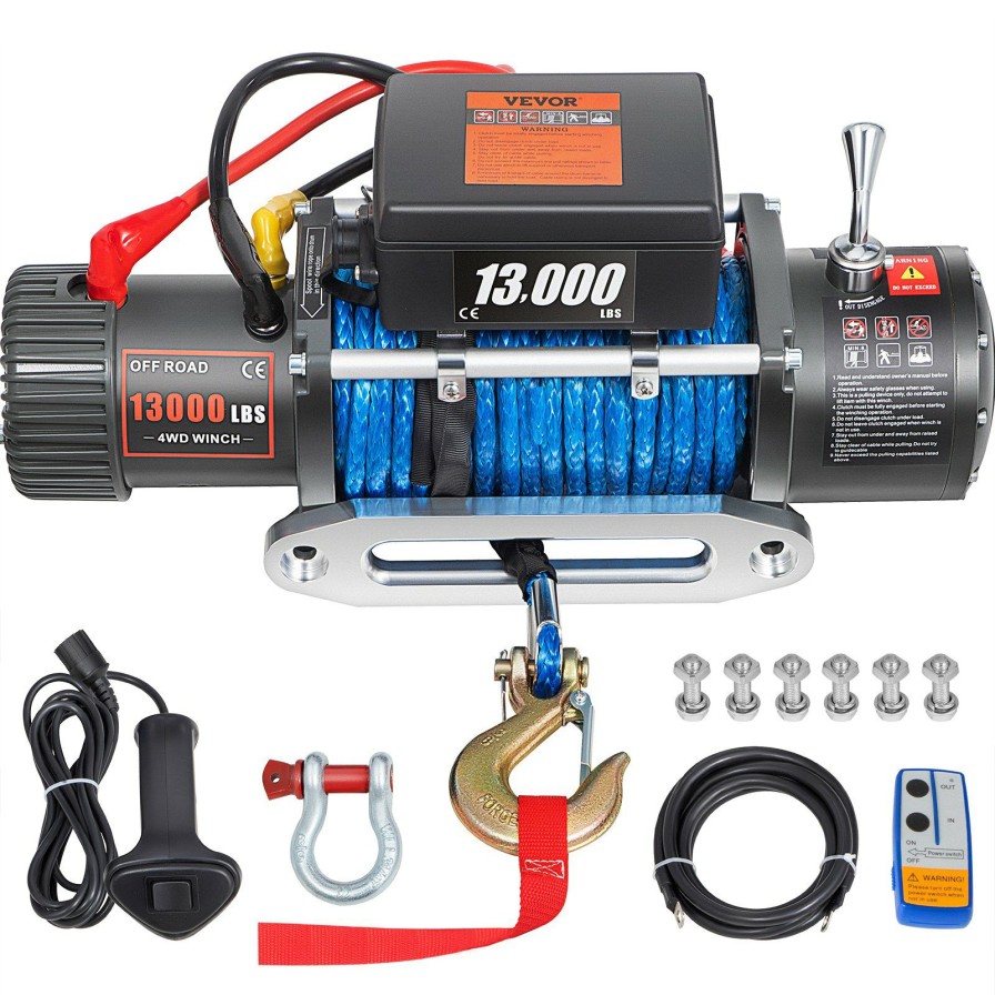 * Deals Truck Winch, Electric Winch 13000Lbs Power Winch 12V Dc Motor For Utv, Atv, Jeep Hot