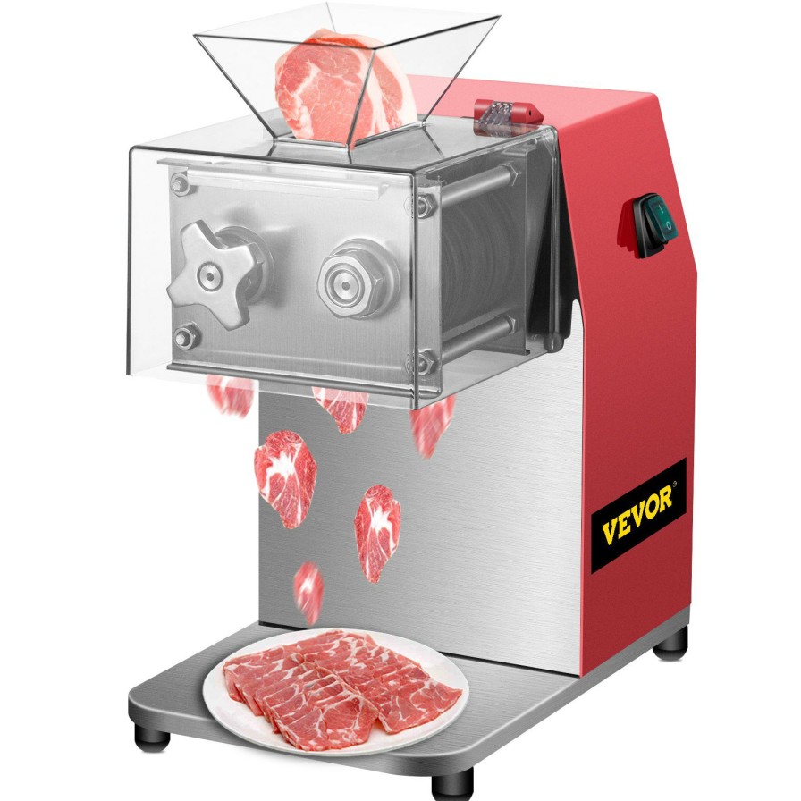 * Top 10 Vevor 250Kg/H Meat Cutting Machine 850W 5Mm Blade Commercial Meat Cutter Slicer New