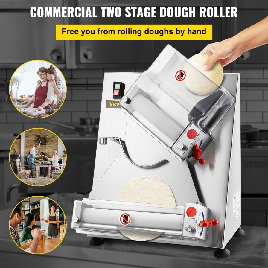 * Deals Commercial Dough Roller Sheeter 12 Inch 110V Automatically For Noodle Pizza Clearance