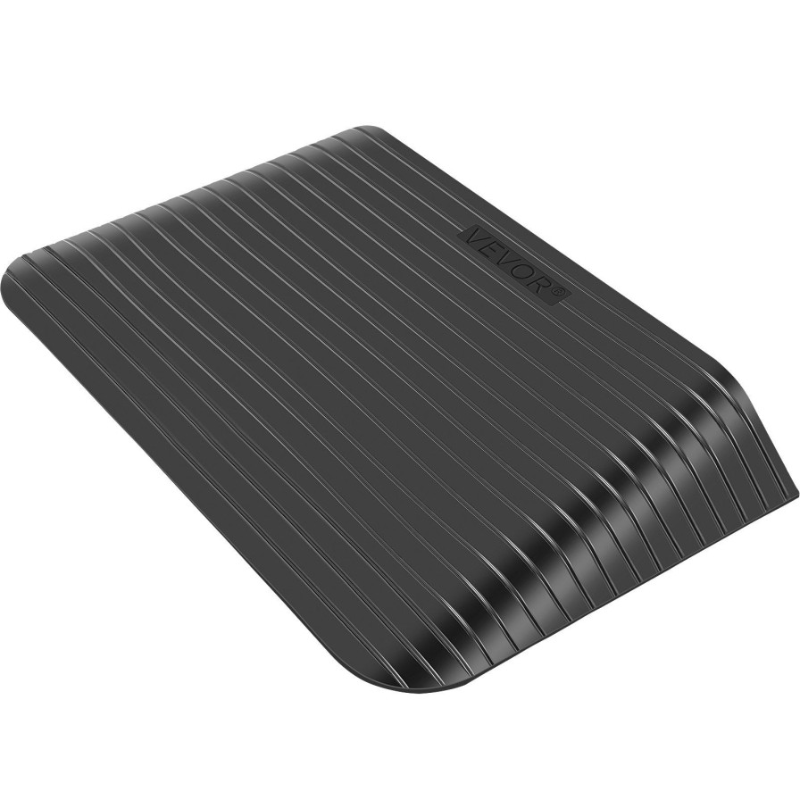 * Discount Vevor Rubber Threshold Ramp, 3.5 Rise Threshold Ramp Doorway, Recycled Rubber Power Threshold Ramp Rated 2200Lbs Load Capacity, Non-Slip Surface Rubber Solid Threshold Ramp For Wheelchair And Scooter Online