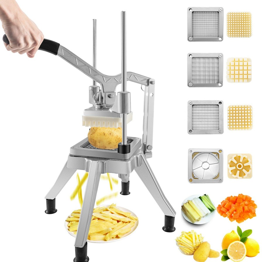 * New Vevor Commercial Chopper Commercial Vegetable Chopper W/ 4 Blades Fruits Dicer Best