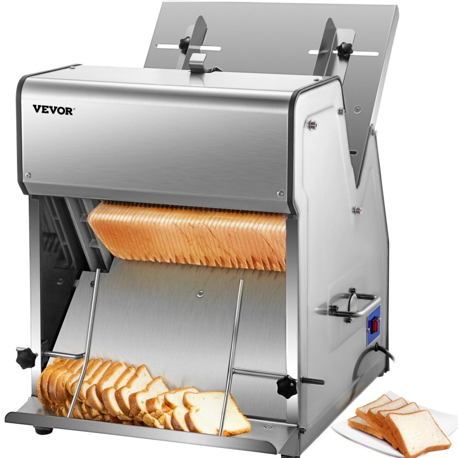 * Best Pirce Vevor Commercial Toast Bread Slicer, 12Mm Thickness Electric Bread Cutting Machine, 31Pcs Commercial Bakery Bread Slicer, 110V Toast Cutter Cutting Machine, Bread Cutter For Bread Sheet Cutter Cutting Clearance